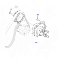 Crank Pulley LR071768 Compatible With Land Rover Defender Station Wagon (L663) Tag No.24