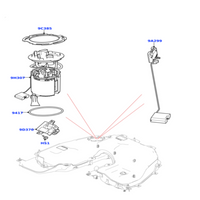 Fuel Pump LR082740 Compatible With LAND ROVER DEFENDER Station Wagon (L663) & DISCOVERY V (L462) Tag No.92