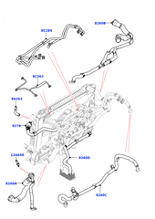 Radiator Hose LR091900 Compatible With Range Rover Velar L560