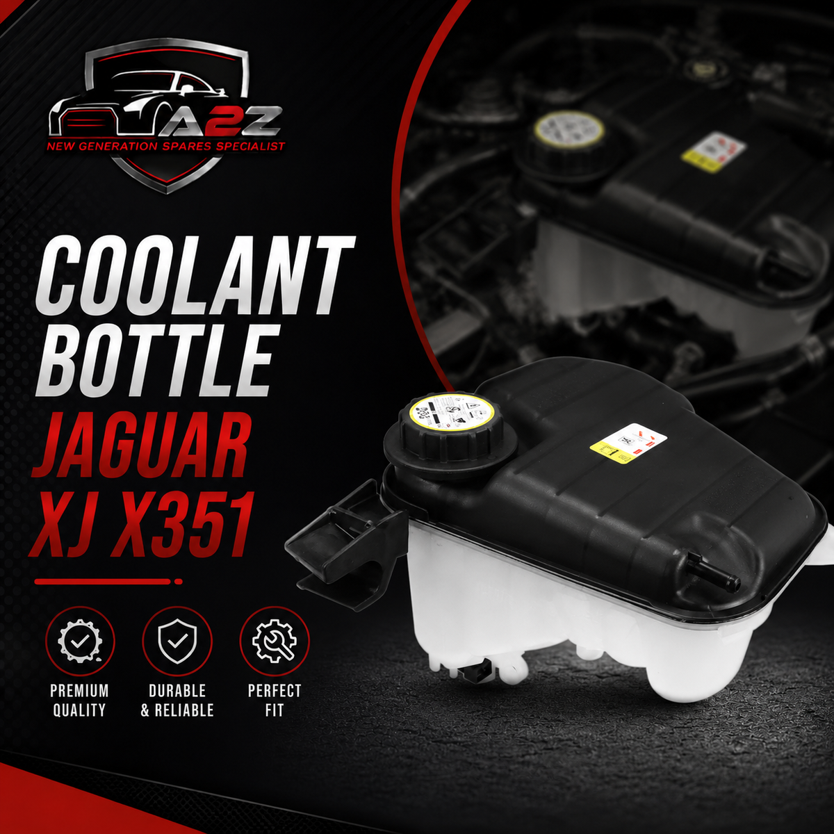 Coolant Bottle C2D36671 C2D5120 AW938A080AD AW938A080AE Compatible With JAGUAR XJ X351 Tag-B-21