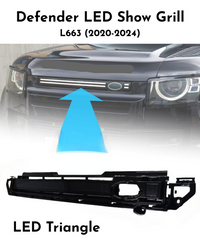 Triangle LED Show Grill Compatible With Land Rover Defender L633 (2020-2024)