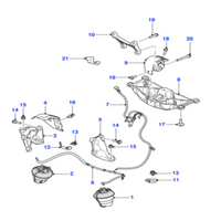 Engine Mounting C2D19868 Compatible With Jaguar XF & XJ