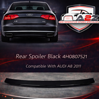 Rear spoiler Black 4H0807521 Compatible With AUDI A8 2011