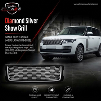 Diamond Silver Show Grill LR108960 Compatible With RANGE ROVER VOGUE (L405) (2018-2022) Tag No.28