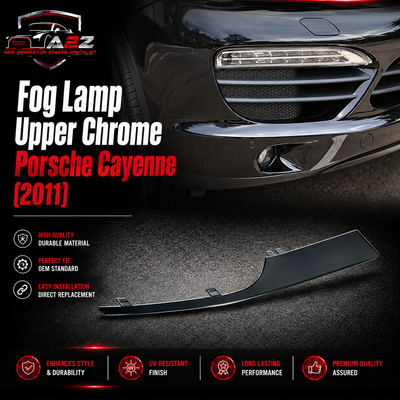 Fog Lamp Upper Chrome Left 95850568520 & Right 95850568620 95850568520G2L Compatible With Porsche Cayenne (2011) Tag No.154