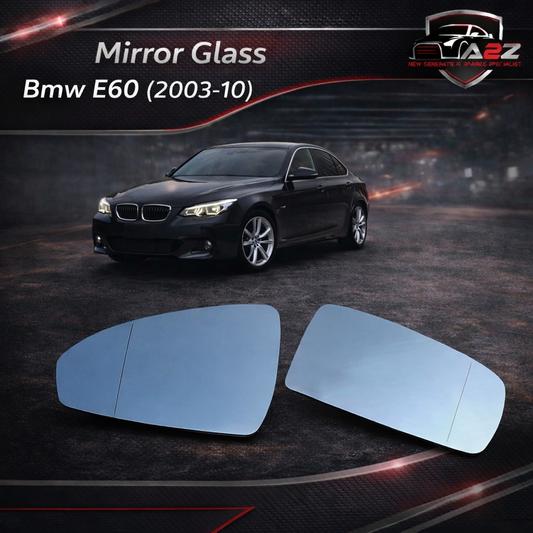 Mirror Glass Compatible With Bmw 5 Series E60 Left