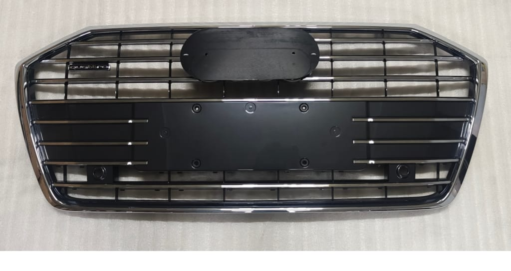 Glossy Grey Original Show Grill 4KD807651RN4 Compatible With AUDI A6 4K (2019-2024) Tag No.71