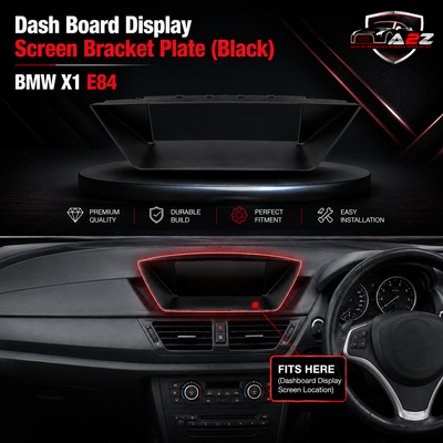 Dash Board Display Screen Bracket Plate (Black) 51452991264 Compatible With BMW X1 E84