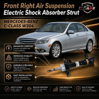 Front Right Air Suspension Electric Shock Absorber Strut 2043231000 2073201400 2073231200 Compatible With MERCEDES-BENZ C-CLASS W204