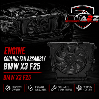 Engine Cooling Fan Assembly 17427593850 Compatible With BMW X3 F25