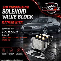 Air Suspension Solenoid Valve Block 4F0616013 4Z7616013 Compatible With AUDI A6 C6 4F2 | A6 / S6