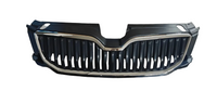 Silver Outer Chrome Show Grill 5E0853651 Compatible With Skoda Octavia (2014-2016) Tag No.83