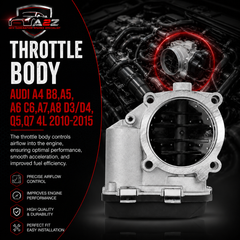 Throttle Body 06E133062C 06E133062G 06E133062H Compatible With AUDI A4 B8,A5,A6 C6,A7,A8 D3/D4,Q5,Q7 4L 2010-2015