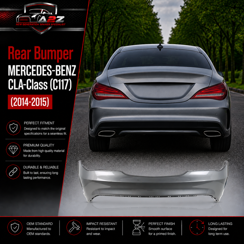 Rear Bumper A1178800340 1178800340 Compatible With MERCEDES-BENZ CLA-Class (C117) (2014-2015) Tag No.01