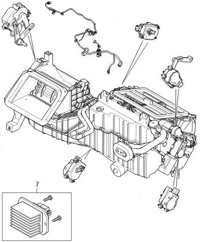 Blower Resister Motor C2Z6538 Compatible With & Jaguar  XF II (X260) & XF I (X250) & For XJL & XK II Coupe (X150)
