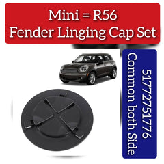 Fender Linning Cap Set 51772751776 (Common Both Side) Compatible With Mini Cooper R56