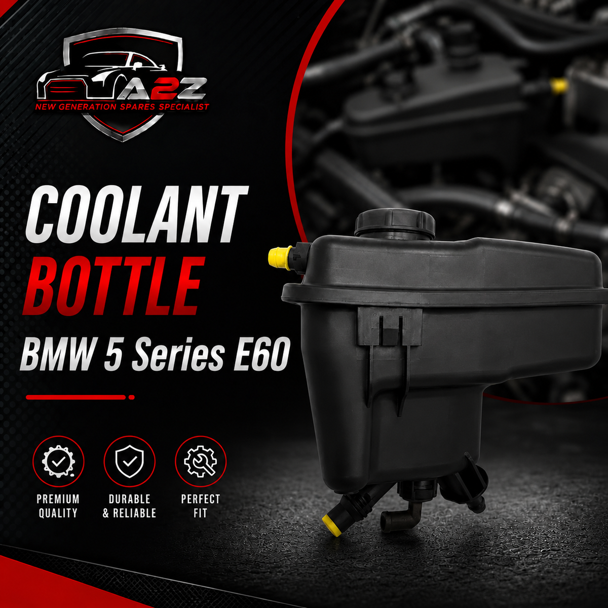Coolant Bottle 17137800292 17137785013 Compatible With BMW 5 Series E60 Tag-B-07