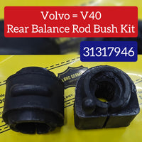 Rear Balance Rod Bush Kit 31317946 1254285 1301732 Compatible With VOLVO V40 Hatchback (525)