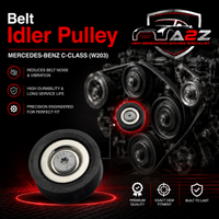 Belt Idler Pulley 6512000670 6512000770 6512001870 Compatible with MERCEDES-BENZ Tag no : 18