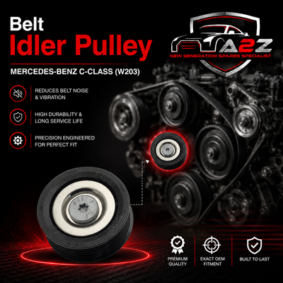 Belt Idler Pulley 6512000670 6512000770 6512001870 Compatible with MERCEDES-BENZ Tag no : 18