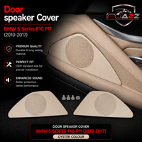 Inner Door Loudspeaker Cover Oyster Right 51417225974  Left 51417225983 Compatible With BMW 5 Series F10 F11 f18
