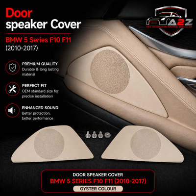 Inner Door Loudspeaker Cover Oyster Right 51417225974  Left 51417225983 Compatible With BMW 5 Series F10 F11 f18