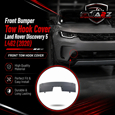 Front Bumper Tow Hook Cover LR142435 Compatible With Land Rover Discovery 5 L462 (2020)