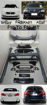 Complete Conversion Bumper Kit Compatible With BMW F10 Upgrade to BMW F10 To F10 MT (TAG NO.FRBK401) (Shipping Cost Not Included In Price)
