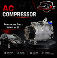 Air Conditioning Compressor 0022305411 Compatible With Mercedes Benz W164 W251