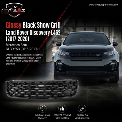 Glossy Black Show Grill LR082695 Compatible With Land Rover Discovery - L462 (2017-2020) Tag No.2
