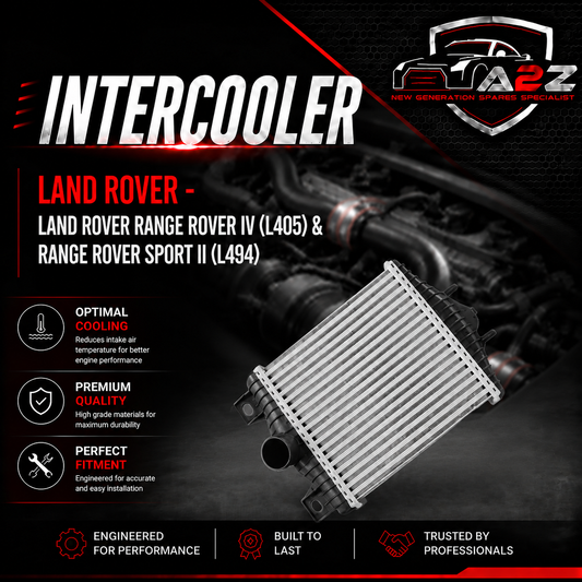 Intercooler Radiator LR036432 Compatible With LAND ROVER RANGE ROVER IV (L405) & RANGE ROVER SPORT II (L494)
