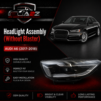 Headlight Headlamp Left 8W0941033B & Right 8W0941034B (Without Blaster) Compatible With AUDI A6 (2017-2018)