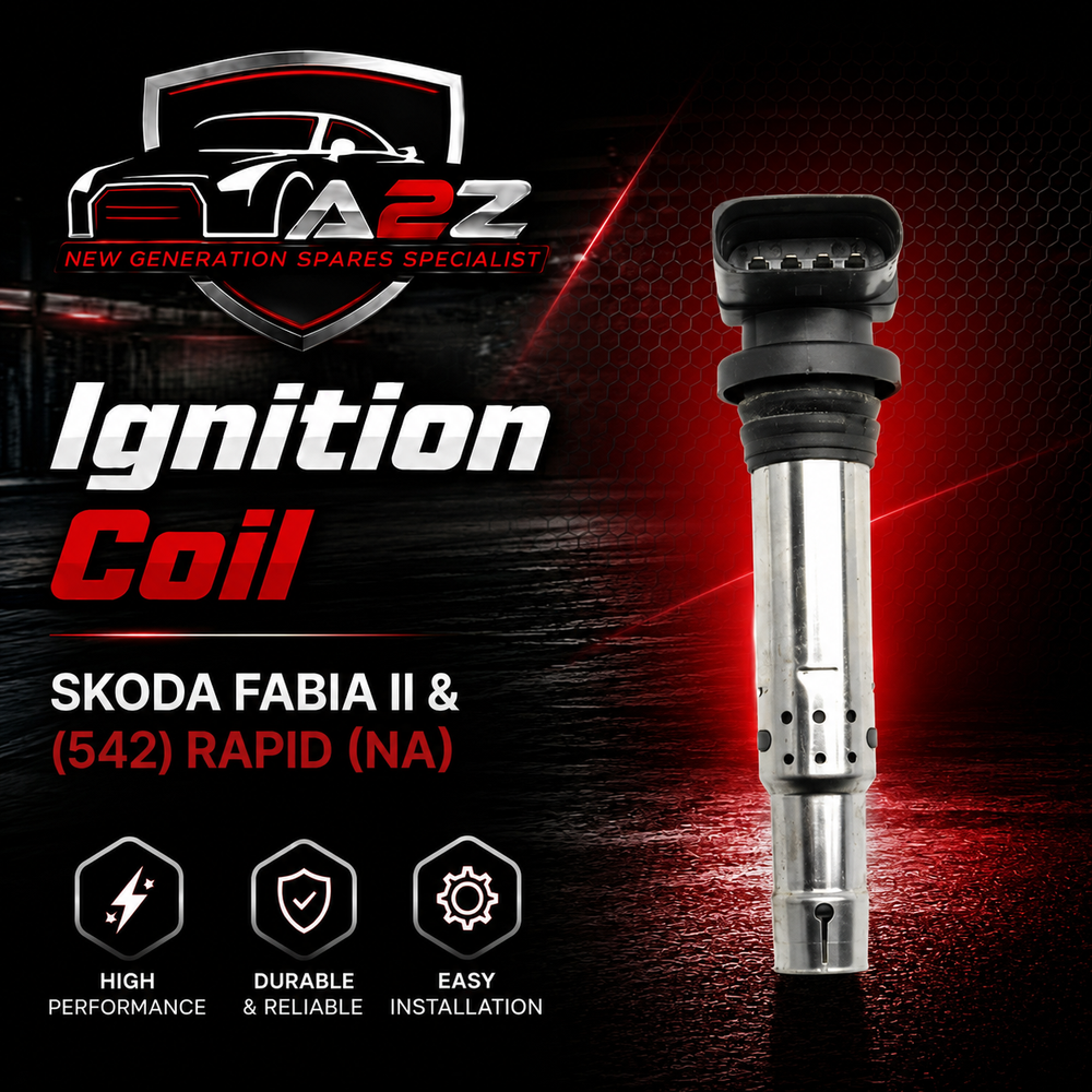 Ignition Coil 036905715E 036905100A 036905100B Compatible With SKODA FABIA II & (542) RAPID (NA2) & VW JETTA IV (162, 163, AV3, AV2) | JETTA / CLASICO | VENTO POLO V (6R1, 6C1) & POLO V Saloon (602, 604, 612, 614) | VENT