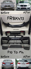 Bumper Kit Front & Rear Both FRBK413 Compatible With BMW F10 To M4