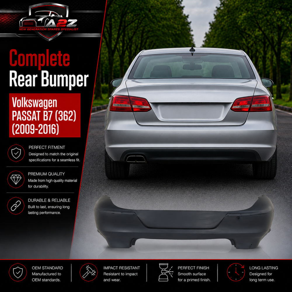 Rear Bumper 3AD807421  Compatible With Volkswagen  PASSAT B7 (362) Tag No.225