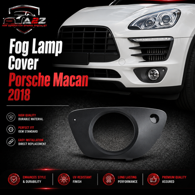 Fog Lamp Cover Compatible With Porsche Macan 2018 Fog Lamp Cover Left 95B807795B & Right 95B807796B 95B807795A1E0 Fog No.171 (2015-18)