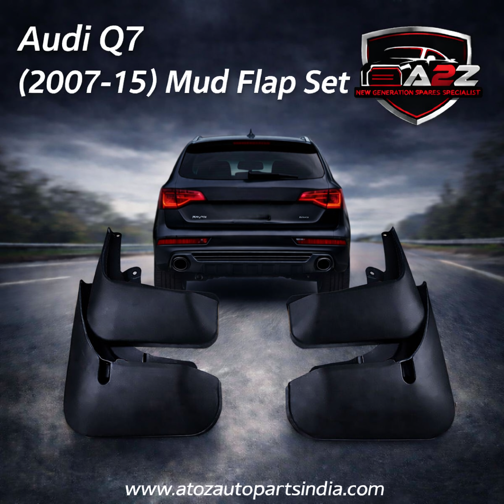 Mud Flap Set (Set of 4) Compatible With Audi Q7 (2007-15) Tag 174