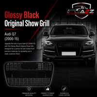 Glossy Black Original Show Grill Compatible With Audi = Q7 (2006-15) Tag No.161