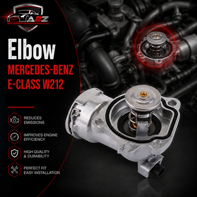 Elbow (Thermostat) 6422001615 6422002215 Compatible With MERCEDES-BENZ E-CLASS W212 Tag-E-19
