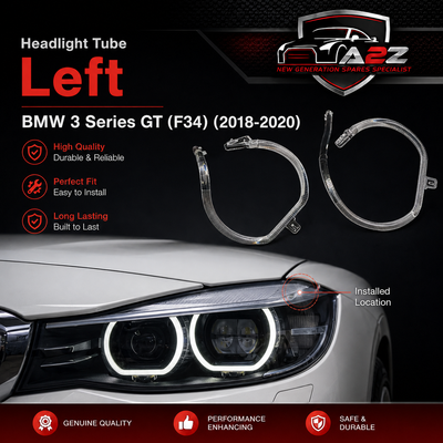 Headligth Tube Left 63117355556 Compatible With BMW 3 Series GT (F34)  (2018-2020) Tag No.87