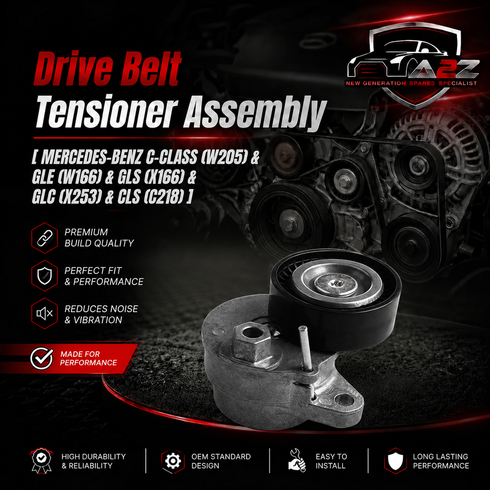 Belt Tensioner With Pulley A2762000370  2762000170 Compatible MERCEDES-BENZ C-CLASS (W205) & GLE (W166) & GLS (X166) & GLC (X253) & CLS (C218) Tag no : 9
