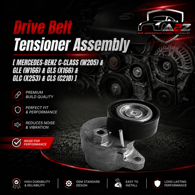 Belt Tensioner With Pulley A2762000370  2762000170 Compatible MERCEDES-BENZ C-CLASS (W205) & GLE (W166) & GLS (X166) & GLC (X253) & CLS (C218) Tag no : 9
