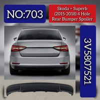 Rear Bumper Spoiler 3V5807521 Compatible With Skoda Superb (2015-2018) Tag No.703