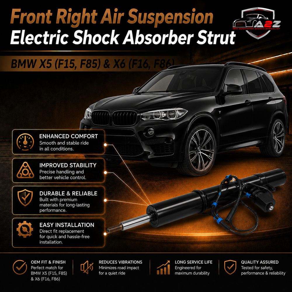 Front Right Air Suspension Electric Shock Absorber Strut 37106875084 37116863174 Compatible With BMW X5 (F15, F85) & X6 (F16, F86)