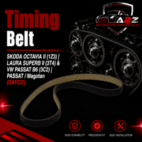 Timing Belt 94970 03G109119 03G109119B Compatible With SKODA OCTAVIA II (1Z3) | LAURA SUPERB II (3T4) & VW PASSAT B6 (3C2) | PASSAT / Magotan (DAYCO)