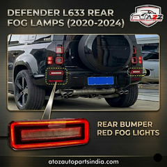 Red Stop Light Set Compatible With Land Rover Defender L633 (2020-2024)