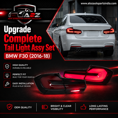 Upgrade Complete Tail Light Assy Set (Upgrade Normal To G30 Latest Style) Plug And Play No Need To Change Bumper Compatible With BMW F30 (2016-18) Tag No.4