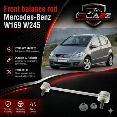 Front balance rod ball head Left & Right 1693200989 Compatible With Mercedes-Benz W169 FOR W245