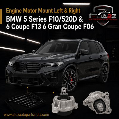 Engine Motor Mount Left 22116785601 & Right 22116785602 22117935149 22116860009 Compatible With BMW 5 Series F10/520D & 6 Coupe F13 6 Gran Coupe F06