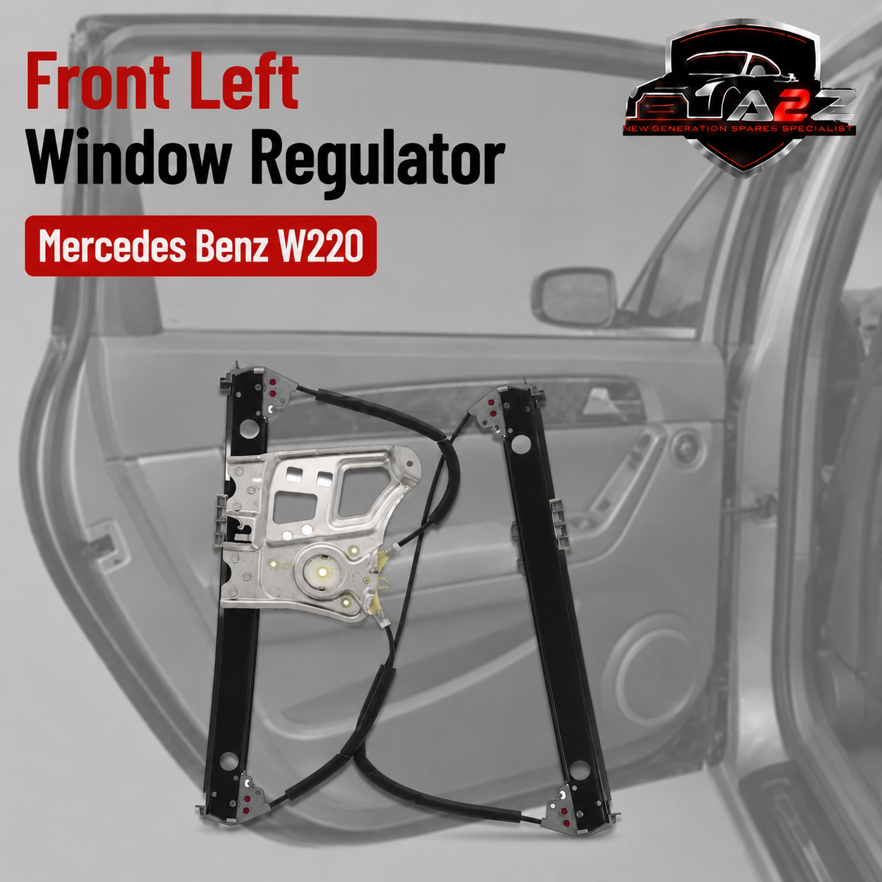 Front Left Window Regulator 2207200346 Compatible With Mercedes Benz W220